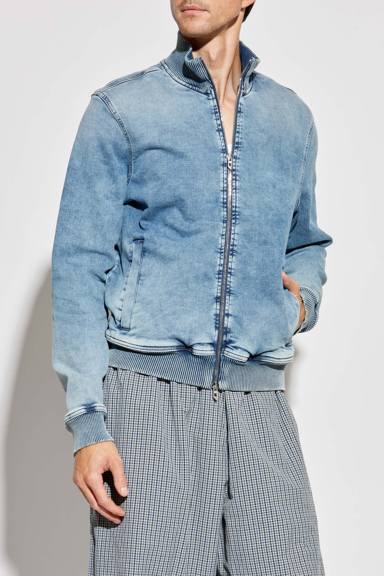 Blue Denim jacket `D-BUZYE-S TRACK` Diesel - Vitkac AS